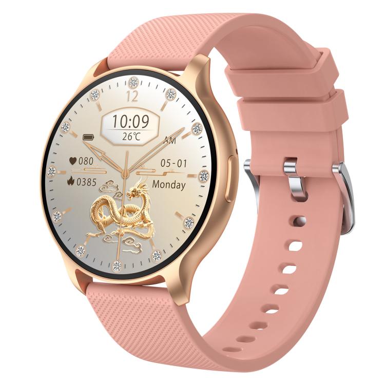 Orologio sportivo intelligente QS80 Pro con display AMOLED da 1,32 pollici e supporto per il monitoraggio della frequenza cardiaca.