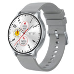 Orologio sportivo intelligente QS80 Pro con display AMOLED da 1,32 pollici e supporto per il monitoraggio della frequenza cardiaca.