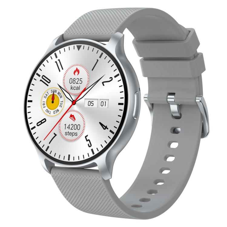 Orologio sportivo intelligente QS80 Pro con display AMOLED da 1,32 pollici e supporto per il monitoraggio della frequenza cardiaca.