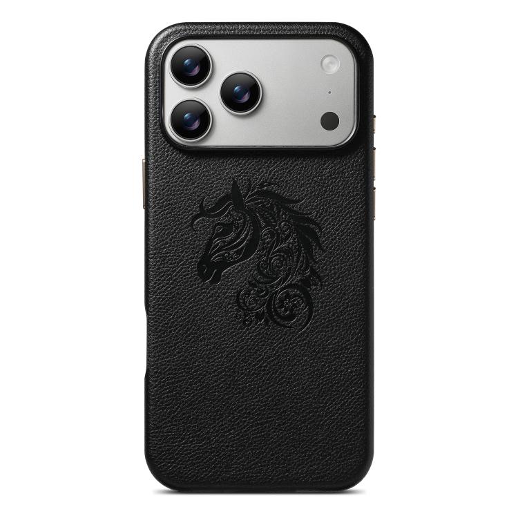 Custodia per telefono ESEBLE B1 con cinque fiori e cavallo, For iPhone 17 Pro Max, For iPhone 17 Pro