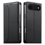Custodia per telefono in ecopelle con rivestimento magnetico RFID e cuciture a vista., For iPhone Air, For iPhone 16 Pro Max, For iPhone 16 Pro, For iPhone 16 Plus