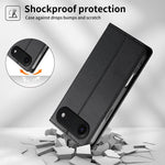Custodia per telefono in ecopelle con rivestimento magnetico RFID e cuciture a vista., For iPhone Air, For iPhone 16 Pro Max, For iPhone 16 Pro, For iPhone 16 Plus