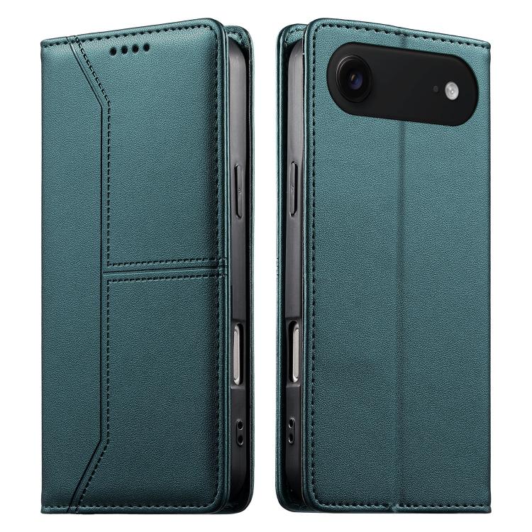 Custodia per telefono in ecopelle con rivestimento magnetico RFID e cuciture a vista., For iPhone Air, For iPhone 16 Pro Max, For iPhone 16 Pro, For iPhone 16 Plus