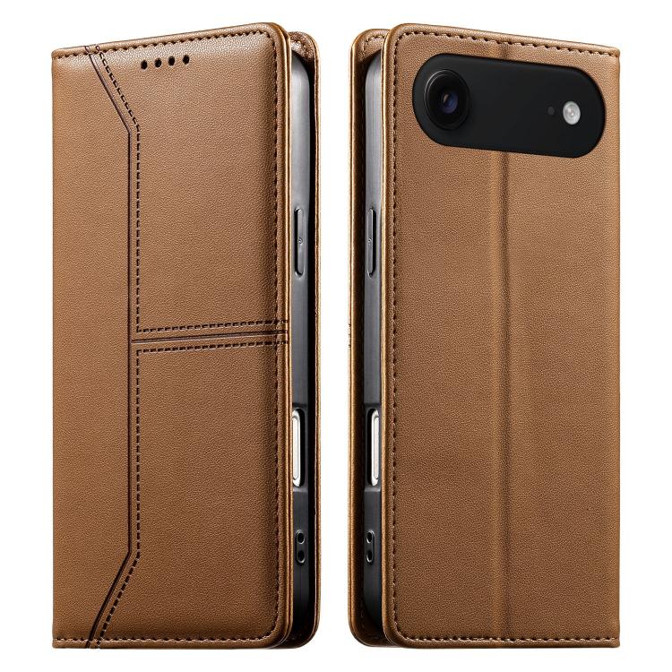 Custodia per telefono in ecopelle con rivestimento magnetico RFID e cuciture a vista., For iPhone Air, For iPhone 16 Pro Max, For iPhone 16 Pro, For iPhone 16 Plus