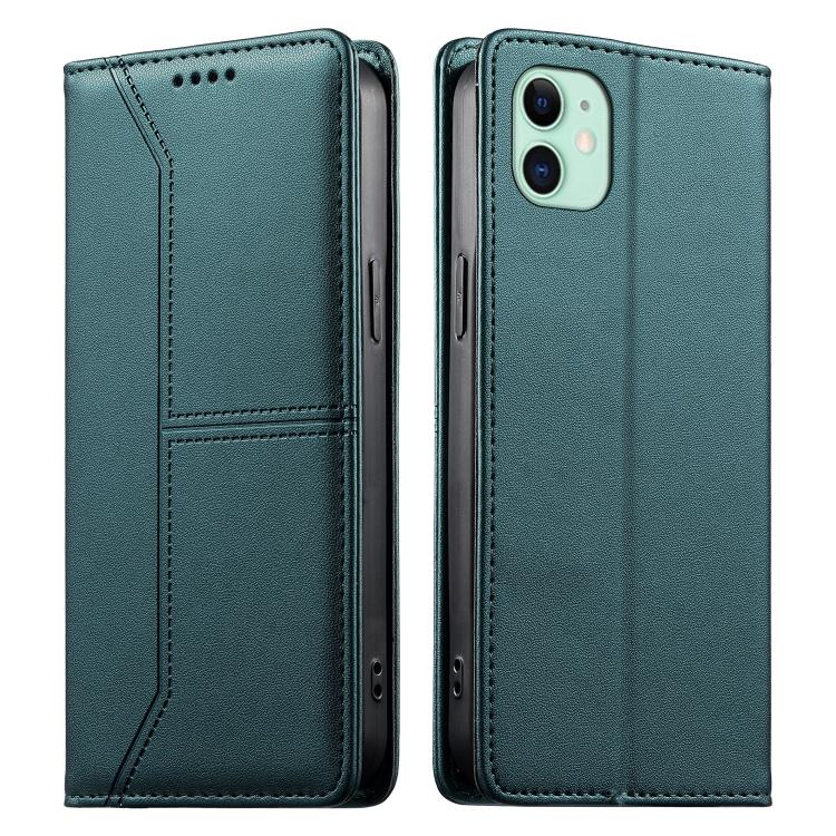 Custodia per telefono in ecopelle con rivestimento magnetico RFID e cuciture a vista., For iPhone 11 Pro Max, For iPhone 11, For iPhone 11 Pro, For iPhone X / XS