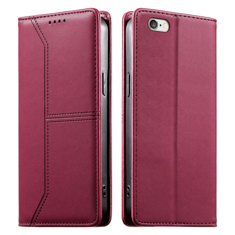 Custodia per telefono in ecopelle con rivestimento magnetico RFID e cuciture a vista., For iPhone 14 Pro Max, For iPhone SE 2022 / SE 2020 / 7 / 8, For iPhone 13 Pro Max, For iPhone 13 Pro