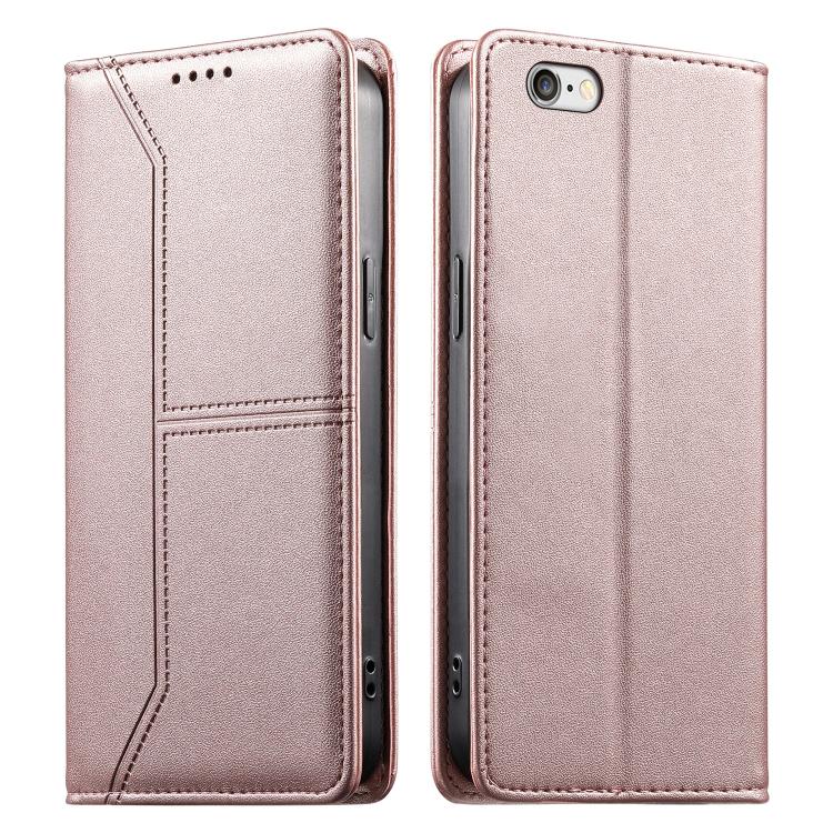 Custodia per telefono in ecopelle con rivestimento magnetico RFID e cuciture a vista., For iPhone XR, For iPhone XS Max, For iPhone 8 Plus / 7 Plus