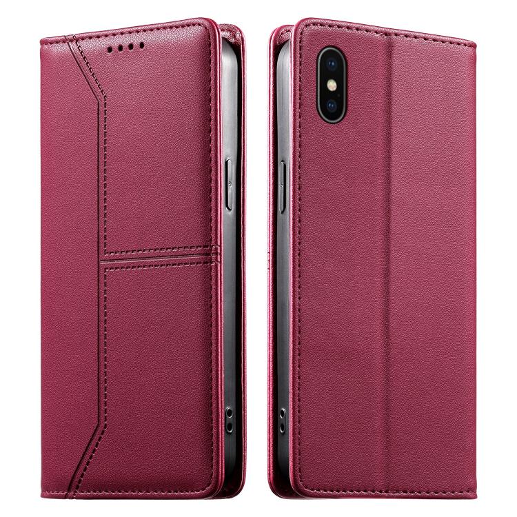 Custodia per telefono in ecopelle con rivestimento magnetico RFID e cuciture a vista., For iPhone 11 Pro Max, For iPhone 11, For iPhone 11 Pro, For iPhone X / XS