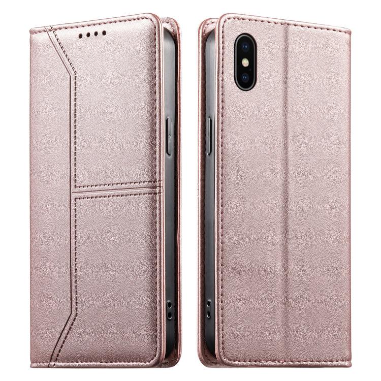 Custodia per telefono in ecopelle con rivestimento magnetico RFID e cuciture a vista., For iPhone 11 Pro Max, For iPhone 11, For iPhone 11 Pro, For iPhone X / XS