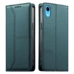 Custodia per telefono in ecopelle con rivestimento magnetico RFID e cuciture a vista., For iPhone XR, For iPhone XS Max, For iPhone 8 Plus / 7 Plus