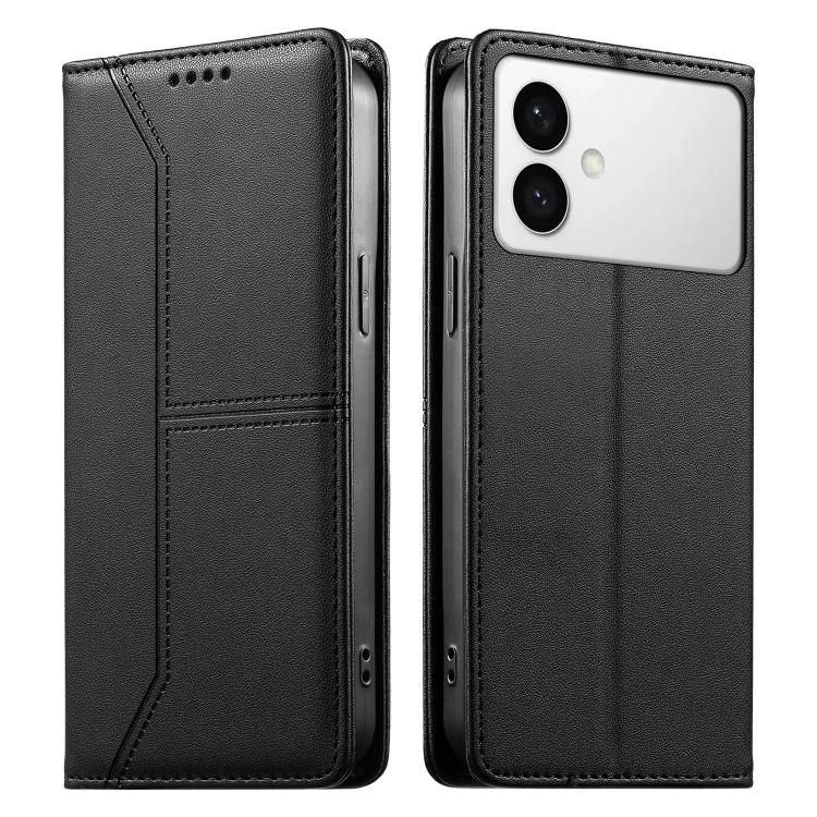 Custodia per telefono in ecopelle con rivestimento magnetico RFID e cuciture a vista., For Galaxy S26 FE 5G, For Samsung Galaxy S26+ 5G, For Samsung Galaxy S26 Edge 5G, For Samsung Galaxy S26 Ultra 5G