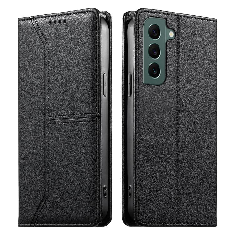 Custodia per telefono in ecopelle con rivestimento magnetico RFID e cuciture a vista., For Samsung Galaxy S20 FE, For Samsung Galaxy S22 Ultra 5G, For Samsung Galaxy S22+ 5G, For Samsung Galaxy S22 5G