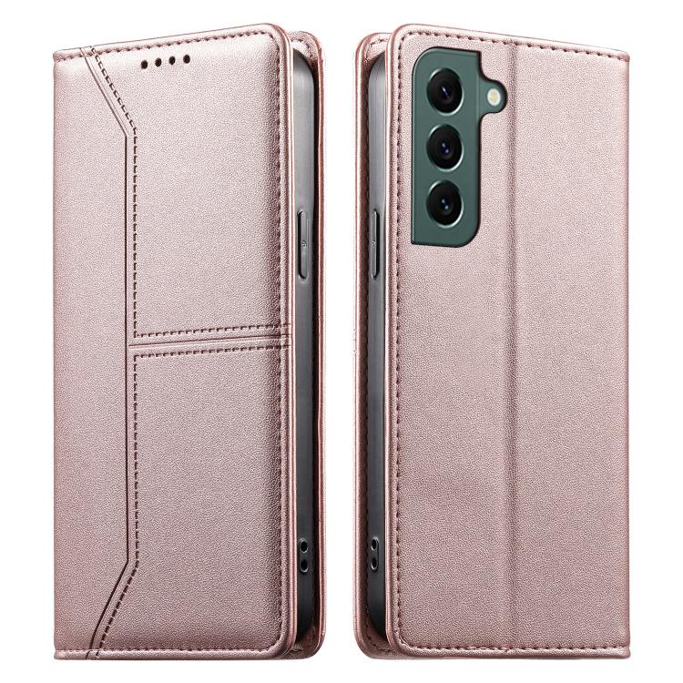 Custodia per telefono in ecopelle con rivestimento magnetico RFID e cuciture a vista., For Samsung Galaxy S20 FE, For Samsung Galaxy S22 Ultra 5G, For Samsung Galaxy S22+ 5G, For Samsung Galaxy S22 5G
