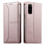 Custodia per telefono in ecopelle con rivestimento magnetico RFID e cuciture a vista., For Samsung Galaxy S20 Ultra, For Samsung Galaxy S20, For Samsung Galaxy S20+