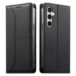 Custodia per telefono in ecopelle con rivestimento magnetico RFID e cuciture a vista., For Galaxy S26 FE 5G, For Samsung Galaxy S26+ 5G, For Samsung Galaxy S26 Edge 5G, For Samsung Galaxy S26 Ultra 5G