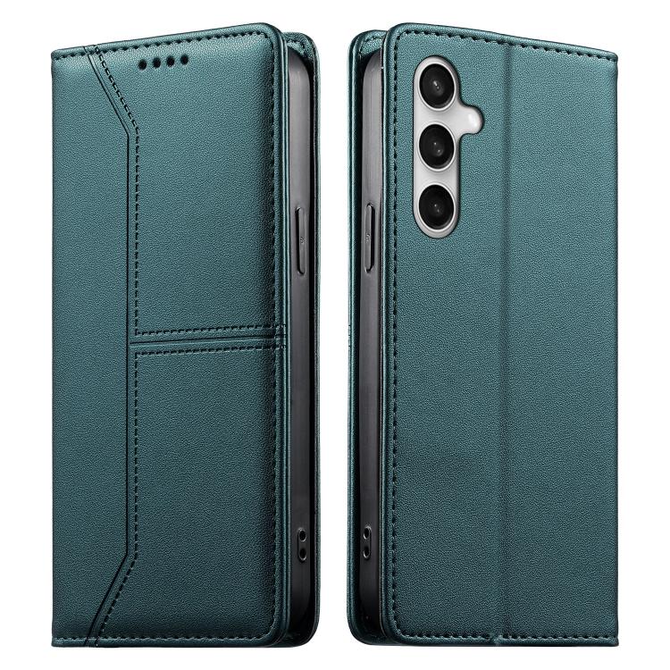 Custodia per telefono in ecopelle con rivestimento magnetico RFID e cuciture a vista., For Galaxy S26 FE 5G, For Samsung Galaxy S26+ 5G, For Samsung Galaxy S26 Edge 5G, For Samsung Galaxy S26 Ultra 5G