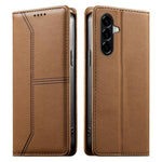 Custodia per telefono in ecopelle con rivestimento magnetico RFID e cuciture a vista., For Samsung Galaxy A57 5G, For Samsung Galaxy A37 5G, For Galaxy A27 5G, For Samsung Galaxy A26 5G / A16 / A17