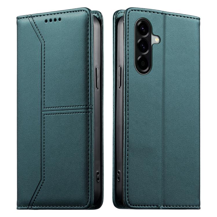 Custodia per telefono in ecopelle con rivestimento magnetico RFID e cuciture a vista., For Samsung Galaxy A06 / A07 4G / 5G, For Samsung Galaxy A56 5G, For Samsung Galaxy A36 5G, For Samsung Galaxy A15 4G / 5G