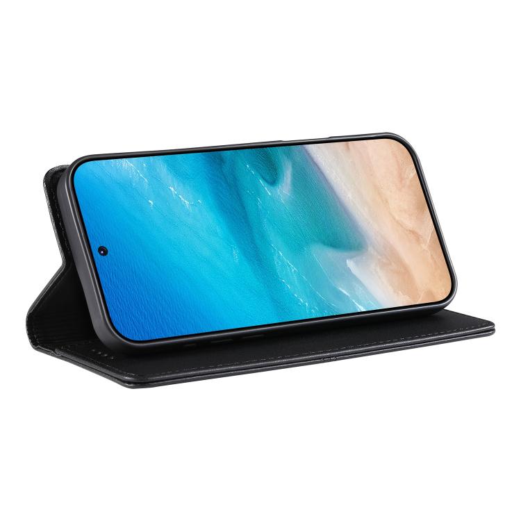 Custodia per telefono in ecopelle con rivestimento magnetico RFID e cuciture a vista., For Samsung Galaxy A55 5G, For Samsung Galaxy A35 5G, For Samsung Galaxy A05, For Samsung Galaxy A05s
