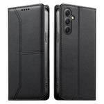 Custodia per telefono in ecopelle con rivestimento magnetico RFID e cuciture a vista., For Samsung Galaxy A55 5G, For Samsung Galaxy A35 5G, For Samsung Galaxy A05, For Samsung Galaxy A05s