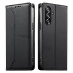 Custodia per telefono in ecopelle con rivestimento magnetico RFID e cuciture a vista., For Samsung Galaxy A57 5G, For Samsung Galaxy A37 5G, For Galaxy A27 5G, For Samsung Galaxy A26 5G / A16 / A17