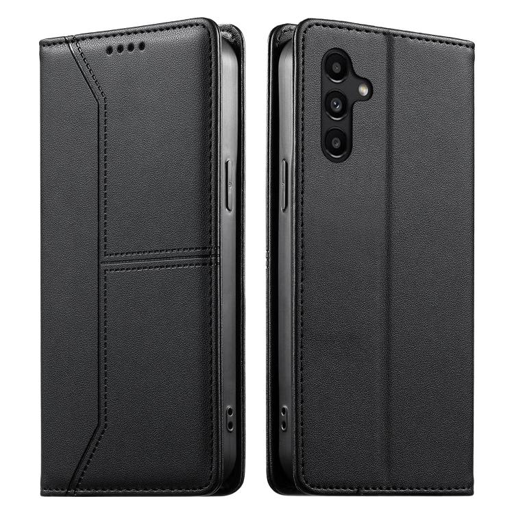 Custodia per telefono in ecopelle con rivestimento magnetico RFID e cuciture a vista., For Samsung Galaxy A06 / A07 4G / 5G, For Samsung Galaxy A56 5G, For Samsung Galaxy A36 5G, For Samsung Galaxy A15 4G / 5G