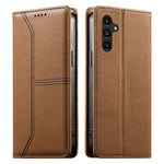 Custodia per telefono in ecopelle con rivestimento magnetico RFID e cuciture a vista., For Samsung Galaxy A06 / A07 4G / 5G, For Samsung Galaxy A56 5G, For Samsung Galaxy A36 5G, For Samsung Galaxy A15 4G / 5G