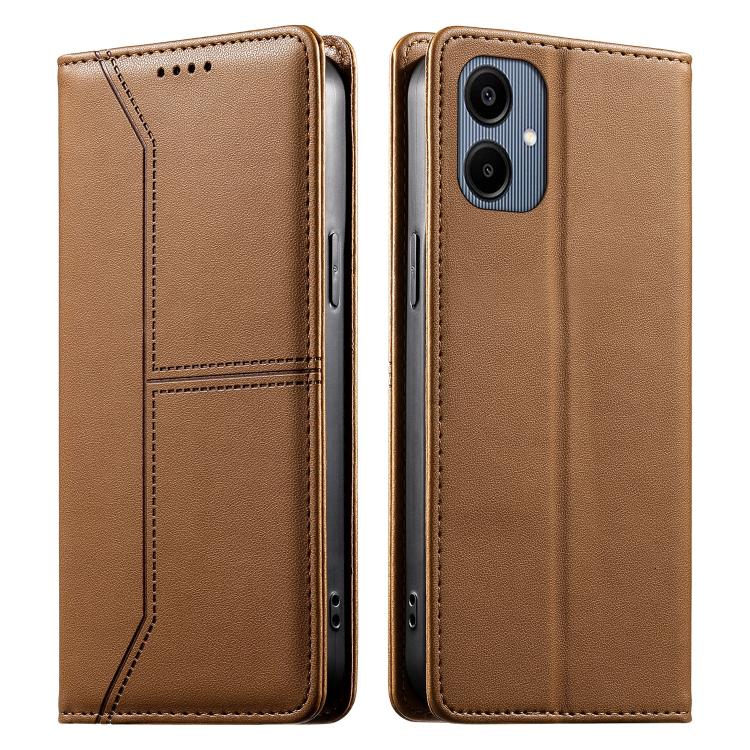 Custodia per telefono in ecopelle con rivestimento magnetico RFID e cuciture a vista., For Samsung Galaxy A06 / A07 4G / 5G, For Samsung Galaxy A56 5G, For Samsung Galaxy A36 5G, For Samsung Galaxy A15 4G / 5G