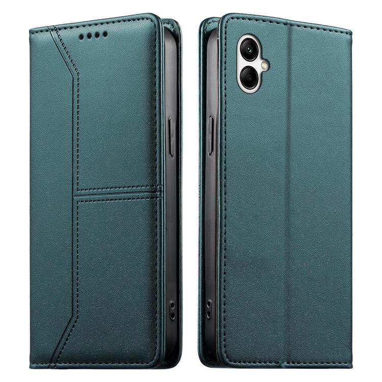 Custodia per telefono in ecopelle con rivestimento magnetico RFID e cuciture a vista., For Samsung Galaxy A55 5G, For Samsung Galaxy A35 5G, For Samsung Galaxy A05, For Samsung Galaxy A05s