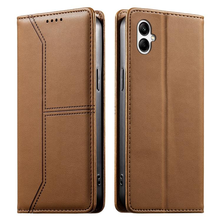 Custodia per telefono in ecopelle con rivestimento magnetico RFID e cuciture a vista., For Samsung Galaxy A55 5G, For Samsung Galaxy A35 5G, For Samsung Galaxy A05, For Samsung Galaxy A05s