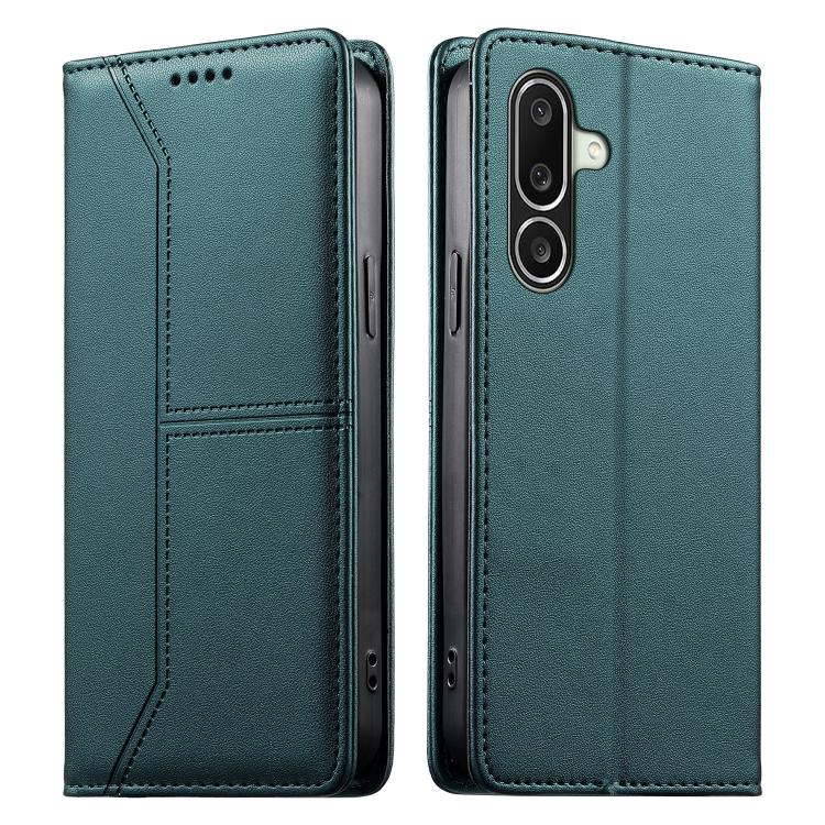 Custodia per telefono in ecopelle con rivestimento magnetico RFID e cuciture a vista., For Samsung Galaxy A57 5G, For Samsung Galaxy A37 5G, For Galaxy A27 5G, For Samsung Galaxy A26 5G / A16 / A17