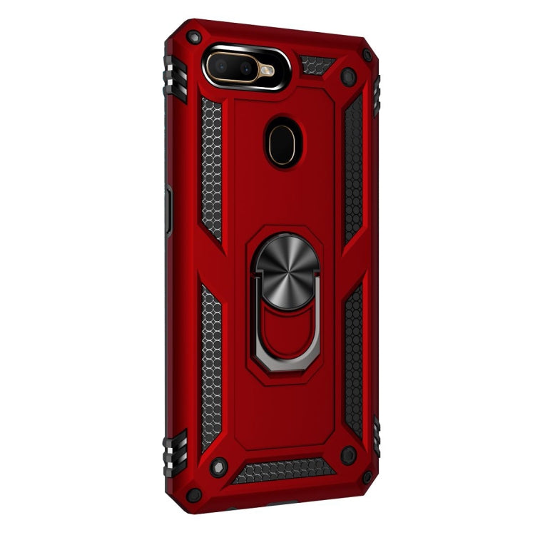 Custodia protettiva antiurto in TPU + PC con supporto girevole a 360 gradi, For OPPO A5s