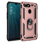 Custodia protettiva antiurto in TPU + PC con supporto girevole a 360 gradi, For OPPO A5s