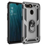 Custodia protettiva antiurto in TPU + PC con supporto girevole a 360 gradi, For OPPO A5s