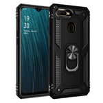 Custodia protettiva antiurto in TPU + PC con supporto girevole a 360 gradi, For OPPO A5s