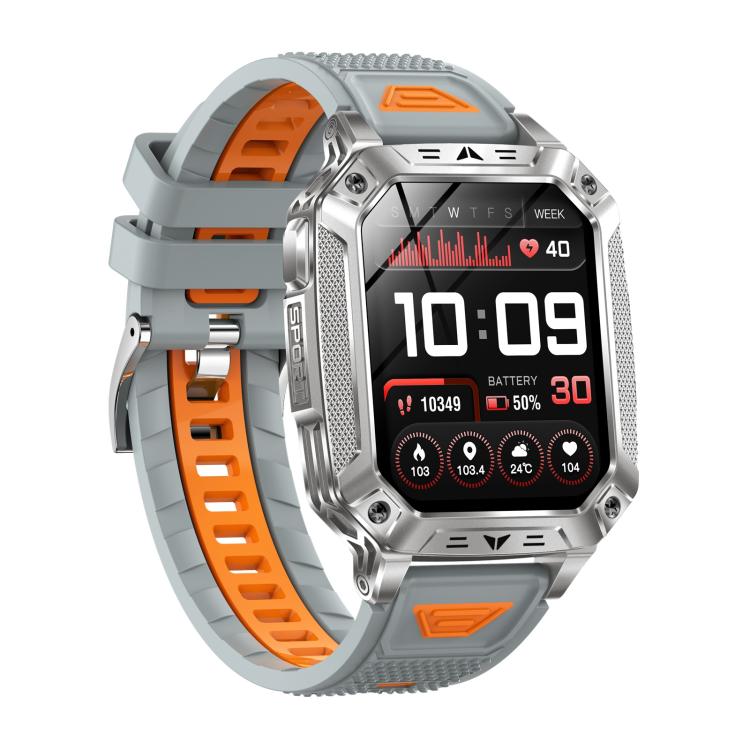 Smartwatch QS86 da 2,01 pollici, supporta chiamate Bluetooth, monitoraggio della frequenza cardiaca e dell'ossigeno nel sangue.