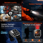 Smartwatch QS86 da 2,01 pollici, supporta chiamate Bluetooth, monitoraggio della frequenza cardiaca e dell'ossigeno nel sangue.