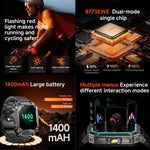 Smartwatch QS86 da 2,01 pollici, supporta chiamate Bluetooth, monitoraggio della frequenza cardiaca e dell'ossigeno nel sangue.