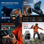 Smartwatch QS86 da 2,01 pollici, supporta chiamate Bluetooth, monitoraggio della frequenza cardiaca e dell'ossigeno nel sangue.