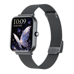 Smartwatch QS01 Pro da 1,75 pollici, supporta il monitoraggio della frequenza cardiaca, della pressione sanguigna e dell'ossigeno nel sangue.
