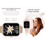 Smartwatch QS01 Pro da 1,75 pollici, supporta il monitoraggio della frequenza cardiaca, della pressione sanguigna e dell'ossigeno nel sangue.