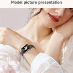 Smartwatch QS01 Pro da 1,75 pollici, supporta il monitoraggio della frequenza cardiaca, della pressione sanguigna e dell'ossigeno nel sangue.