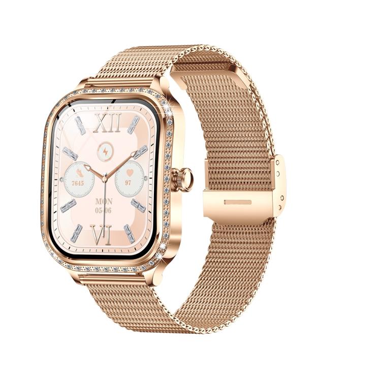 QS01 Smartwatch da 1,75 pollici, supporta il monitoraggio della frequenza cardiaca, della pressione sanguigna e dell'ossigeno nel sangue.