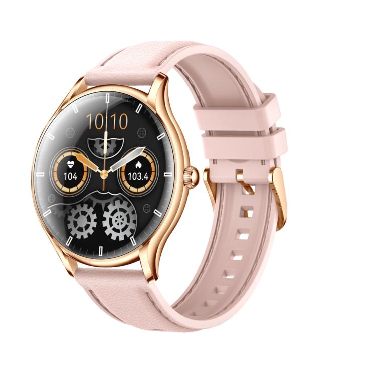 Smartwatch QS36 da 1,43 pollici, supporta il monitoraggio della frequenza cardiaca, della pressione sanguigna, dell'ossigeno nel sangue e del ciclo fisiologico femminile.