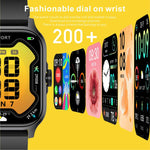 Orologio sportivo intelligente QX15 con display TFT da 1,85 pollici e cardiofrequenzimetro integrato.