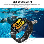 Orologio sportivo intelligente QX15 con display TFT da 1,85 pollici e cardiofrequenzimetro integrato.