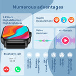 Orologio sportivo intelligente QX15 con display TFT da 1,85 pollici e cardiofrequenzimetro integrato.
