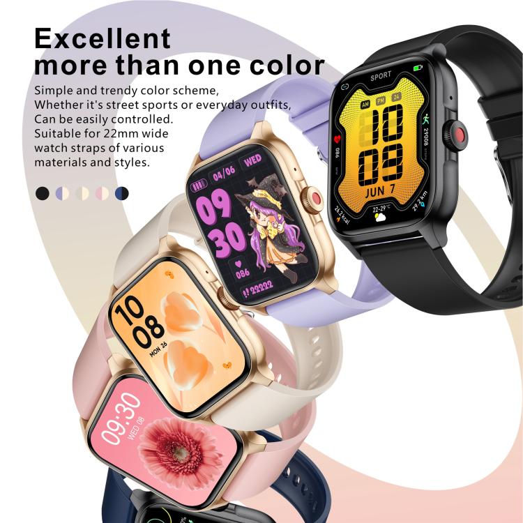 Orologio sportivo intelligente QX15 con display TFT da 1,85 pollici e cardiofrequenzimetro integrato.