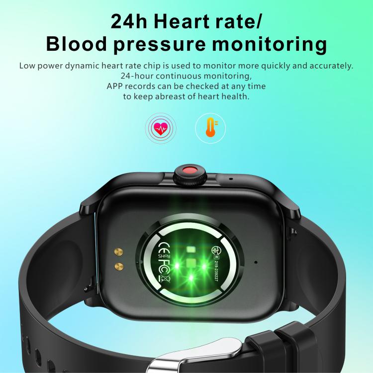 Orologio sportivo intelligente QX15 con display TFT da 1,85 pollici e cardiofrequenzimetro integrato.