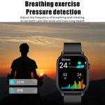 Smartwatch sportivo QX17 da 2,01 pollici con display IPS e GPS/bussola integrati, ideale per attività all'aperto.